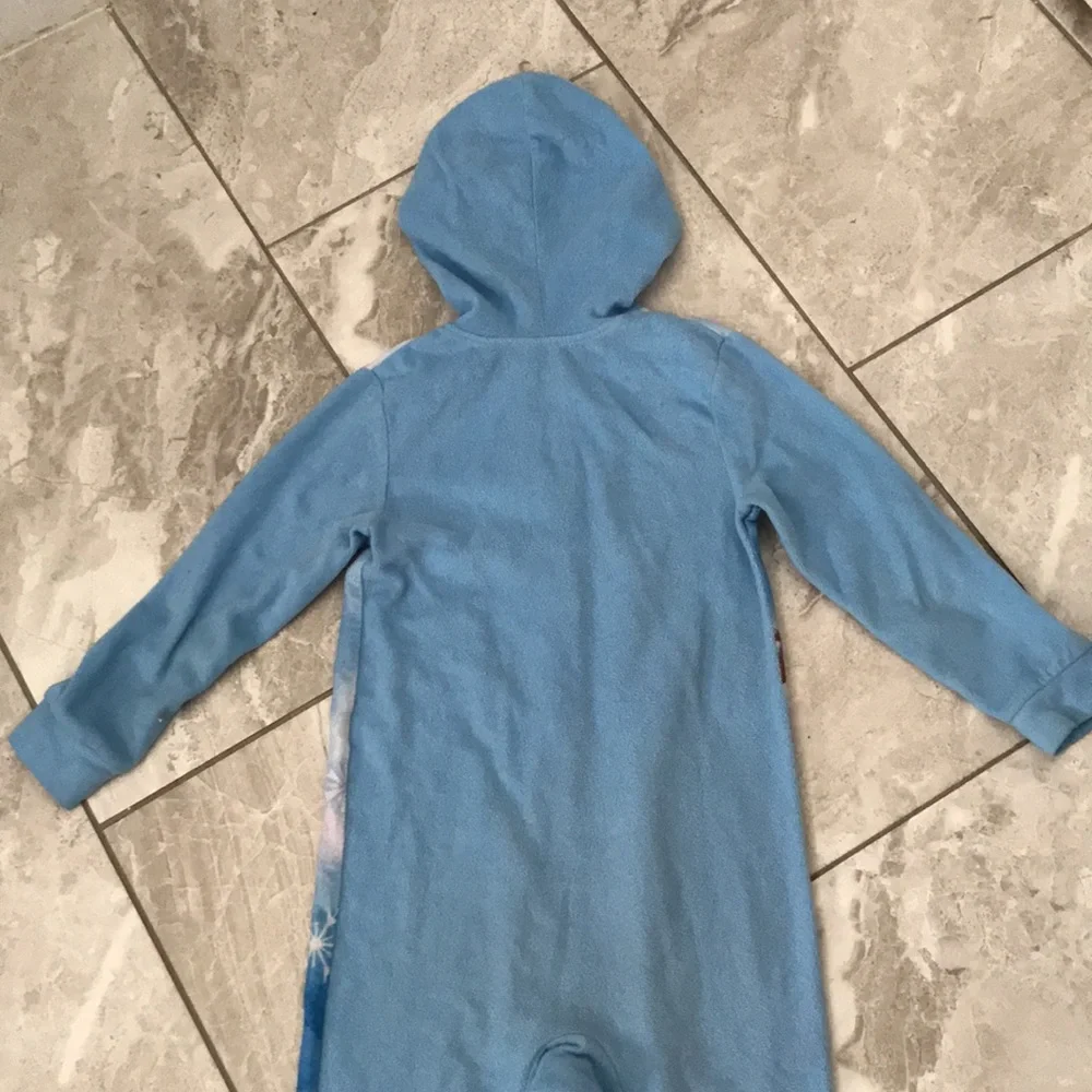 DISNEY Frozen II Fleece Zip Up Pijama Suit With Hood | XS